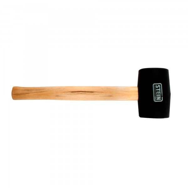 Maza goma m/madera negra 680gr. 