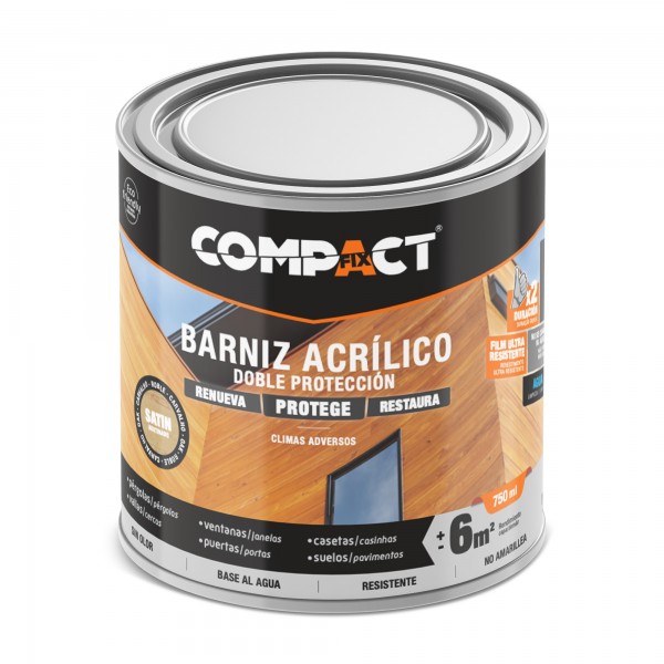 Barniz universal satin 750ml.nogal
