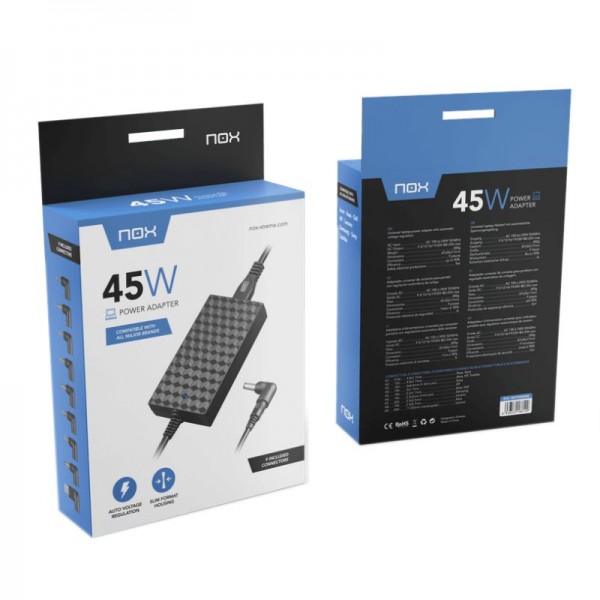 Nox cargador de portátil 45w