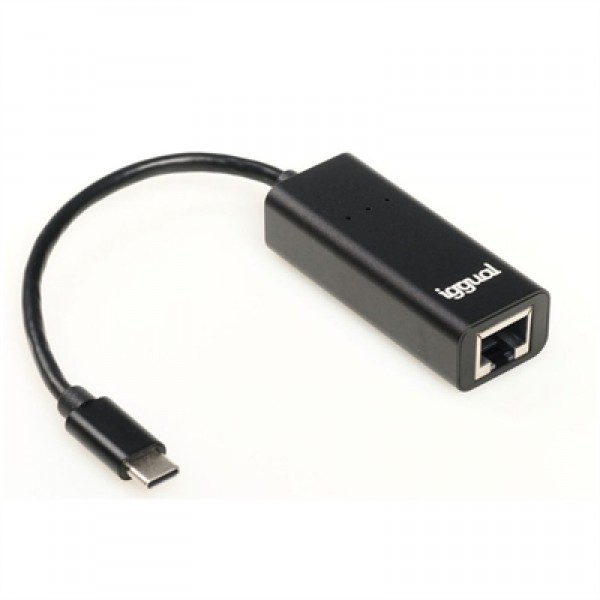 Iggual adaptador tipo c a rj45 gigabit 1000mbps