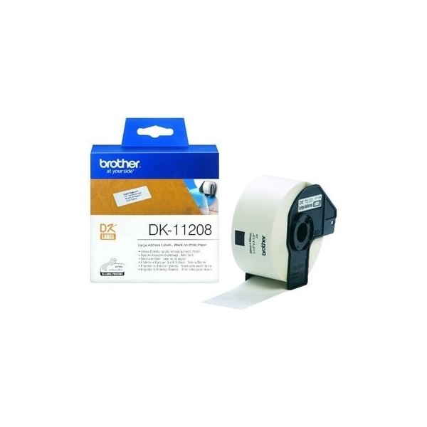 Brother etiquetas dk11208 direccion 38x90mm