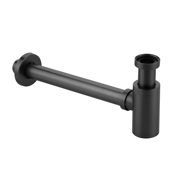 Sifon visto lavabo 1-1/4x32mm.negro