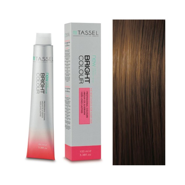 Eurostil bright colour tinte 6.71 rubio oscuro marron frio 1un