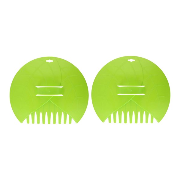 Rastrillo de hojas 36 x 31 x 8 cm, 2 uds