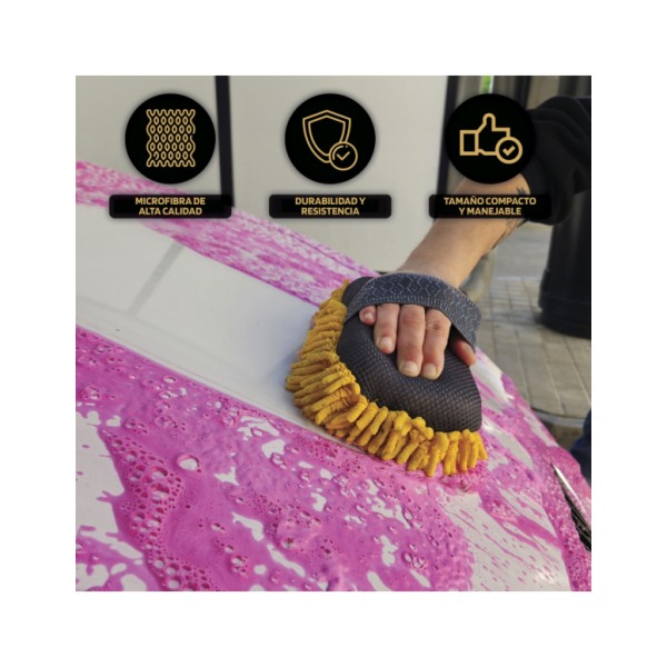 Esponja de Microfibra Premium Billionaire para el Lavado y Cuidado de tu Coche 23 x 12 cm
