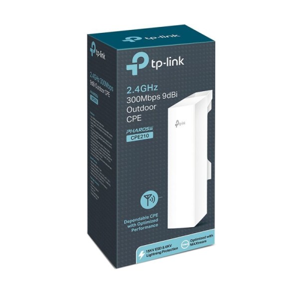 Tp-link cpe210 punto acceso n300 poe