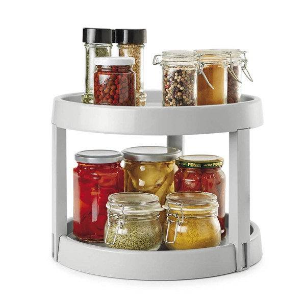 Organizador giratorio 2 alturas ø28 x 21 cm
