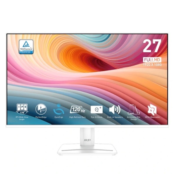 Msi mp275w e2 monitor 27" ips 120hz vga hdmi mm bc