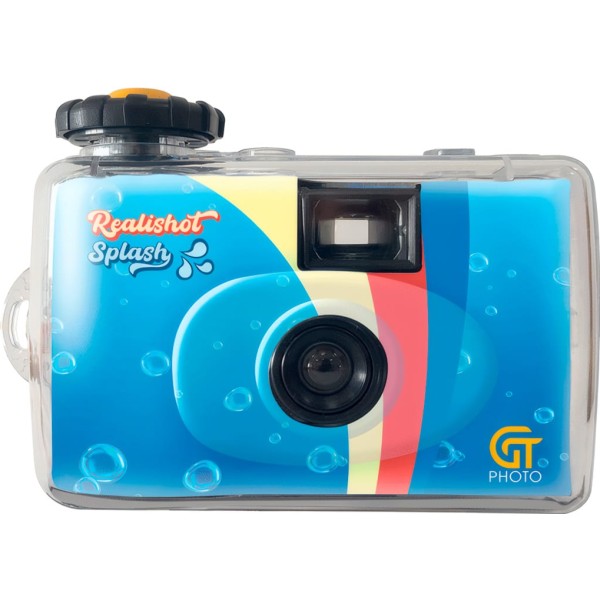 Gt photo realisthot splash - 27 exposiciones en color / cámara desechable sumergible
