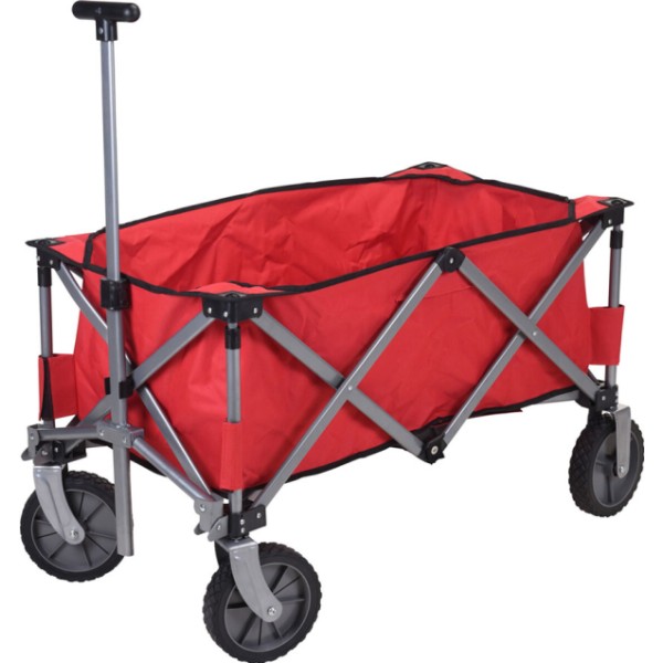 Carro plegable 70 kg, rojo