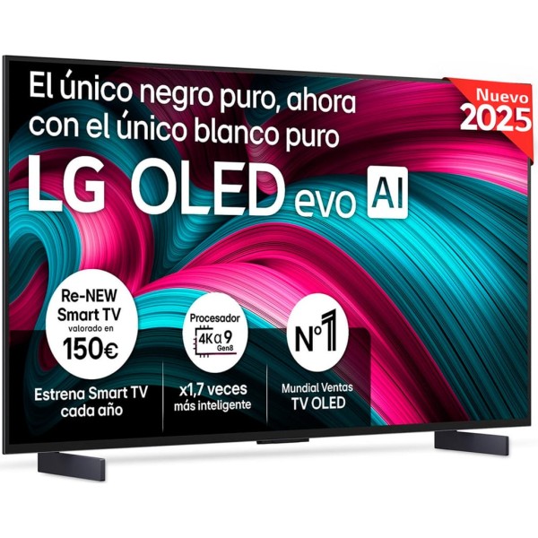 Lg oled evo oled42c54la / televisor smart tv 42" oled 144hz vrr uhd 4k hdr