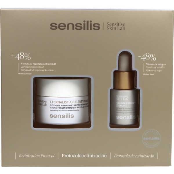 Sensilis Eternalist Age Crema Retinol 50ml+serum Origin Pro 15ml Promo