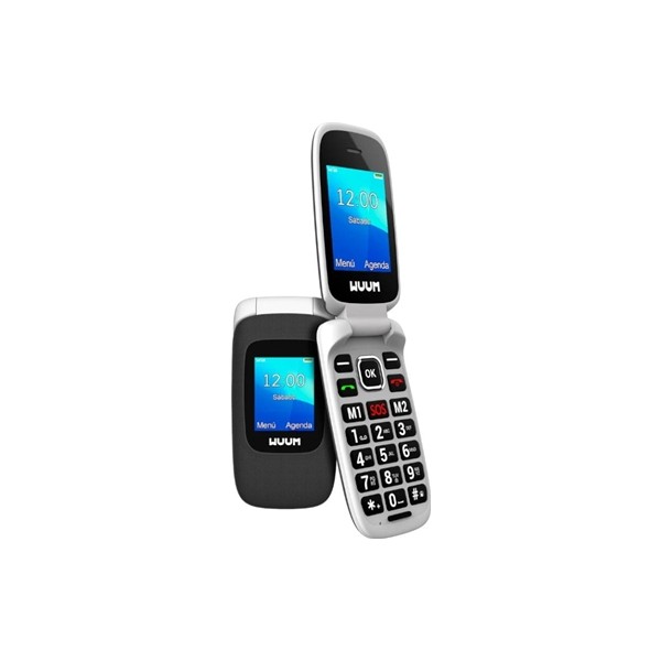 Wuum by spc 2335t movil básico 2.4" fm titanio