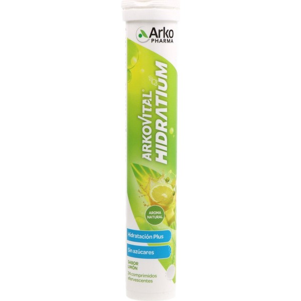 Arkopharma Arkovital Hidratium 24 Comprimidos Efervescentes Sabor Limón 