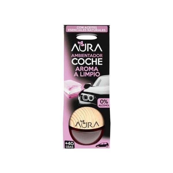 Aura ambientador coche aroma a limpio