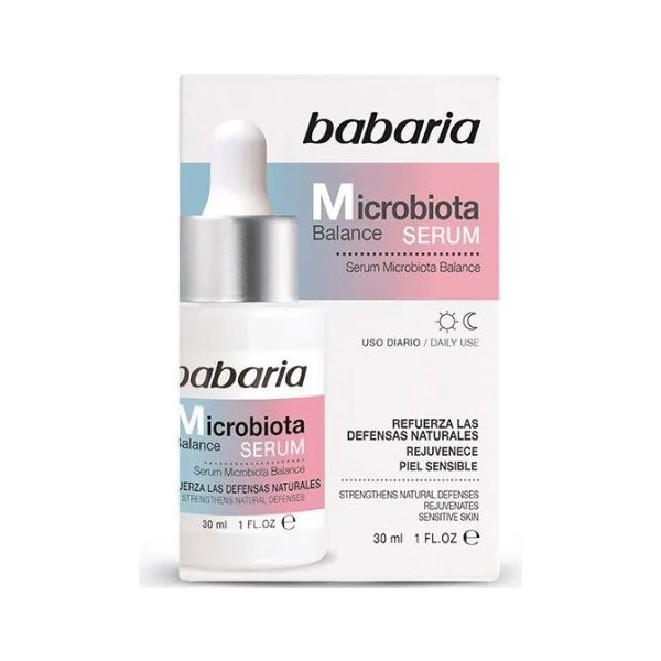 Babaria microbiota balance serum uso diario piel sensible 30ml